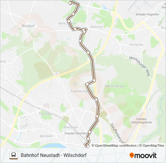 81 Bus Line Map