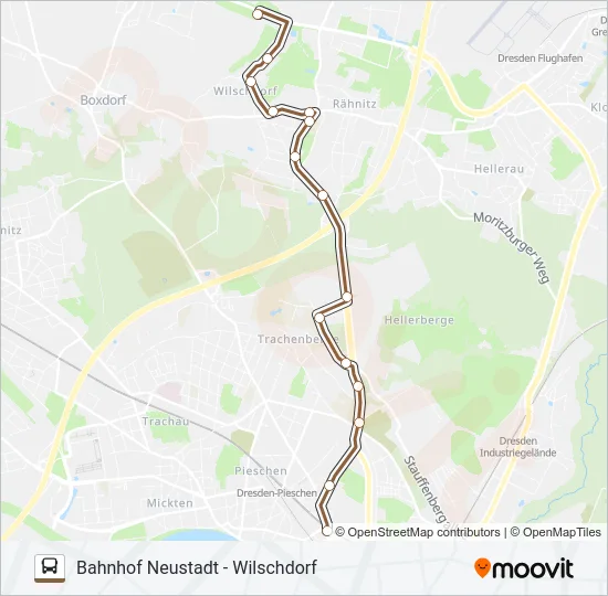 81 Bus Line Map