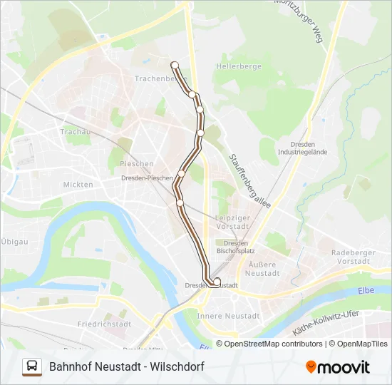 81 Bus Line Map