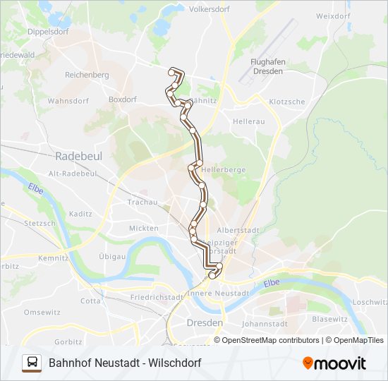 81 Route Fahrpläne, Haltestellen & Karten Bahnhof Neustadt