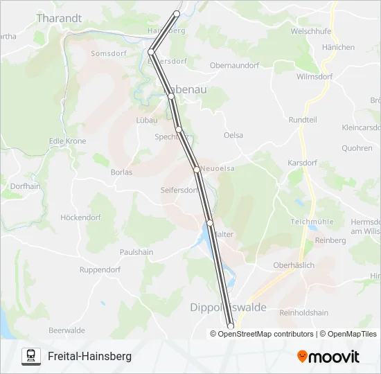WTB Train Line Map