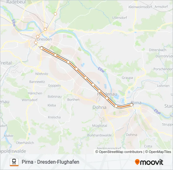 S2 Train Line Map