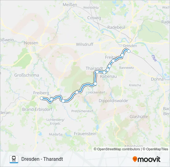 S3 Train Line Map