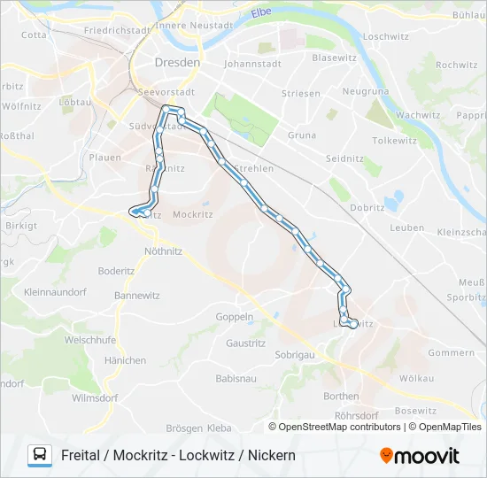 66 Bus Line Map