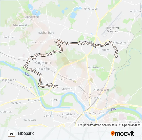72 Bus Line Map