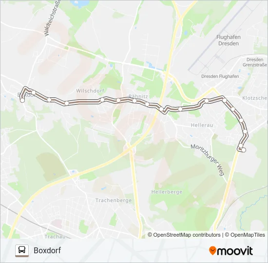 72 Bus Line Map