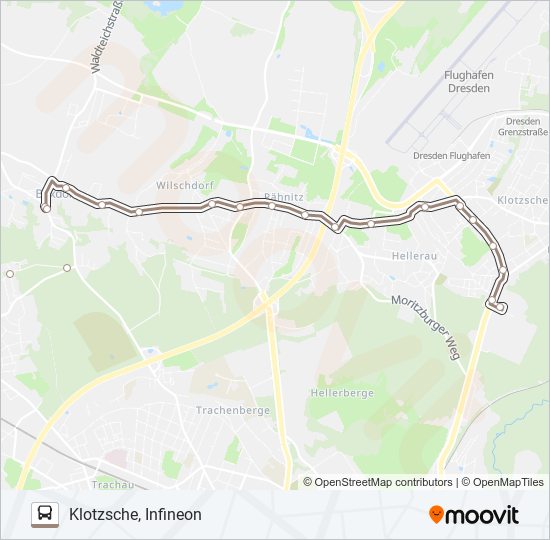 72 bus Line Map