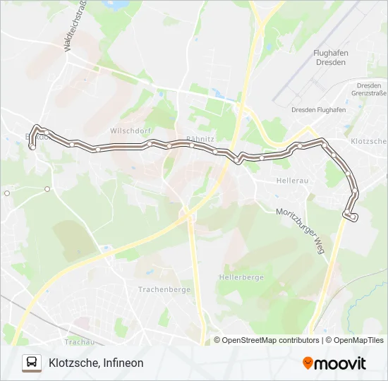 72 Bus Line Map