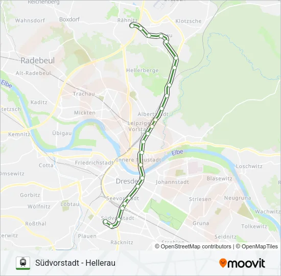 8 Light Rail Line Map