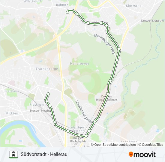 8 light rail Line Map