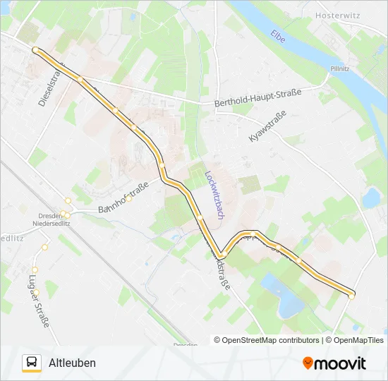 65 (ALITA) Bus Line Map