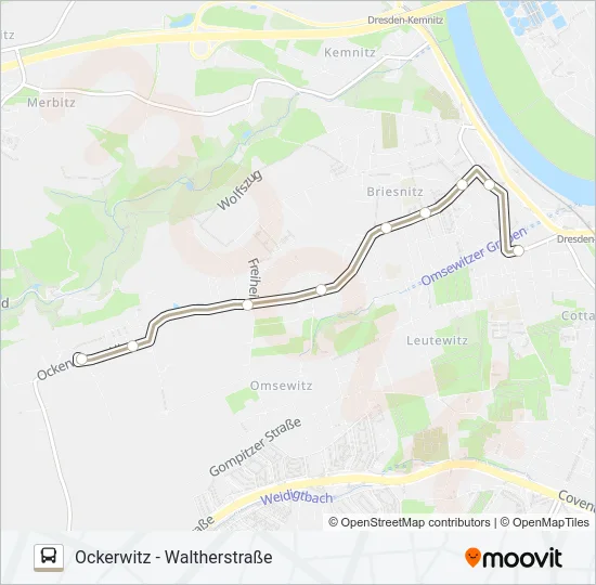 92 Bus Line Map