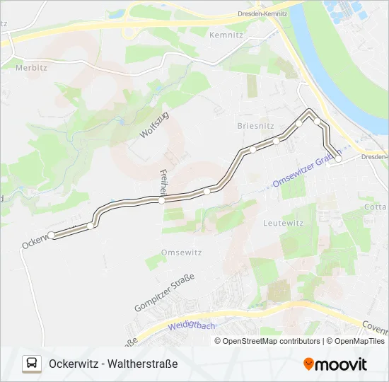 92 Bus Line Map