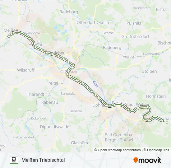 S1 Train Line Map
