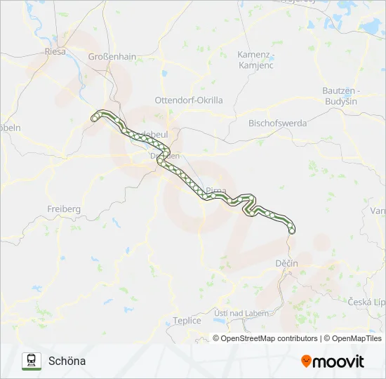 S1 Train Line Map