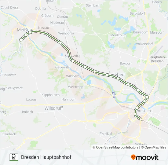 S1 Train Line Map