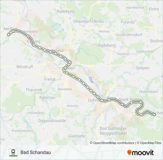S1 Train Line Map