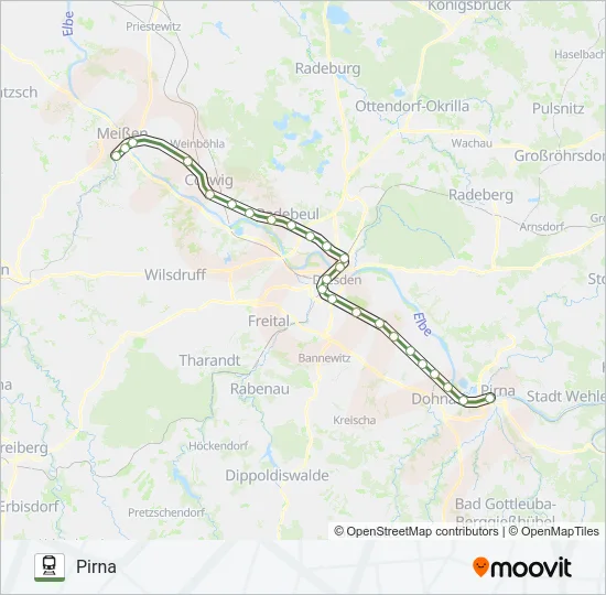 S1 Train Line Map