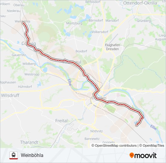 4 light rail Line Map