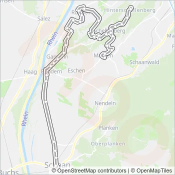 N4 Bus Line Map