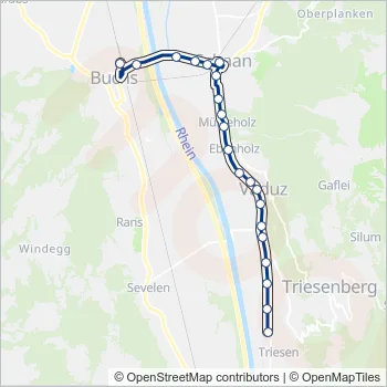 12 Bus Line Map