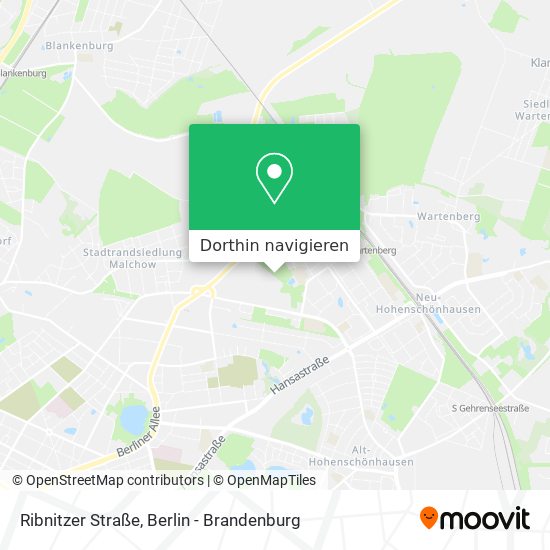 Ribnitzer Straße Karte