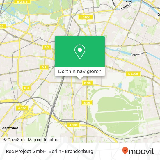 Rec Project GmbH, Eberhard-Roters-Platz 6 Karte