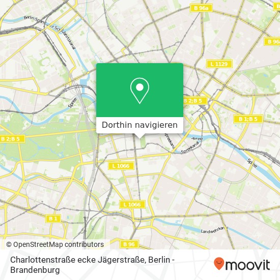 Charlottenstraße ecke Jägerstraße, Mitte, 10117 Berlin Karte