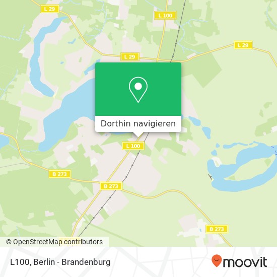 L100, 16348 Wandlitz Karte