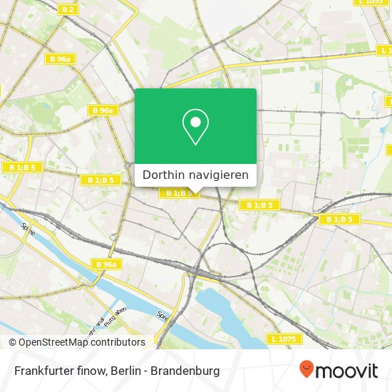 Frankfurter finow, Friedrichshain, 10247 Berlin Karte