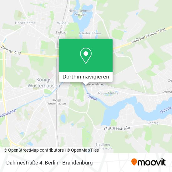 Dahmestraße 4 Karte