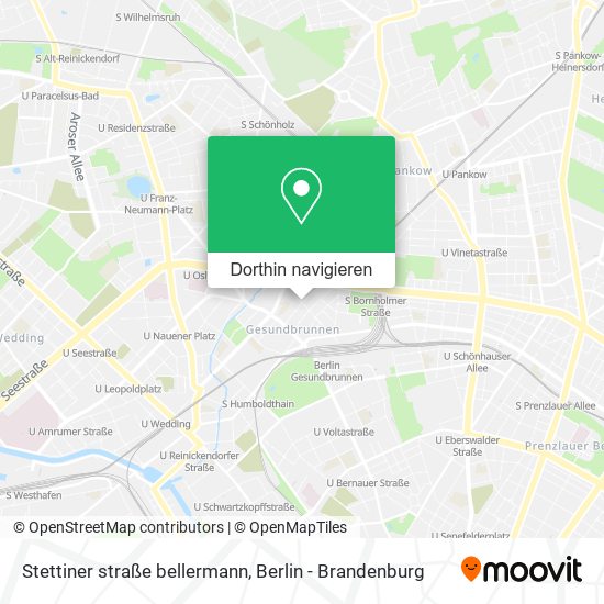 Stettiner straße bellermann Karte