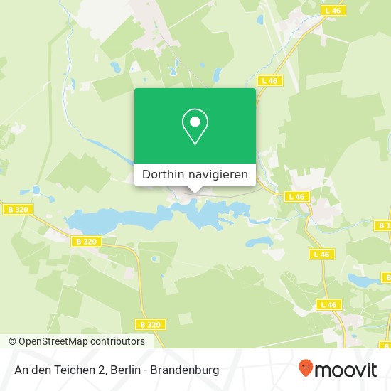 An den Teichen 2, Krayne, 03172 Schenkendöbern Karte