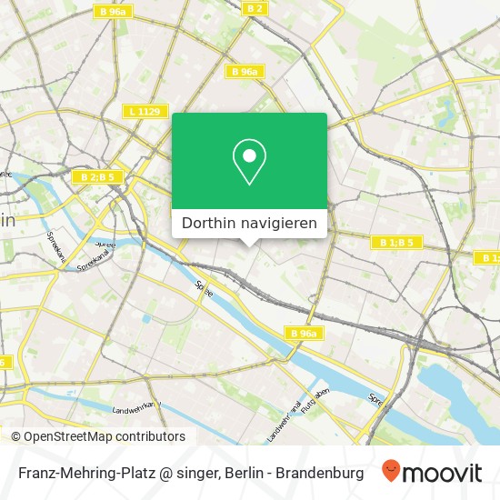 Franz-Mehring-Platz @ singer, Friedrichshain, 10243 Berlin Karte