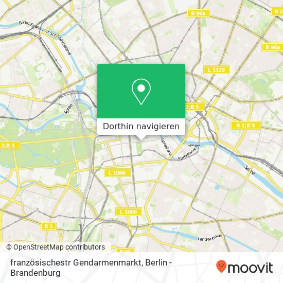 französischestr Gendarmenmarkt, Mitte, 10117 Berlin Karte
