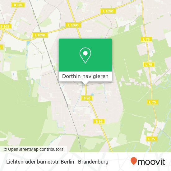 Lichtenrader barnetstr, Lichtenrade, 12305 Berlin Karte