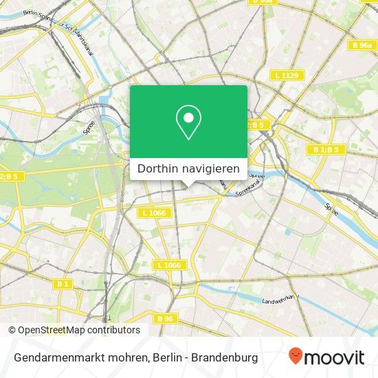 Gendarmenmarkt mohren, Mitte, 10117 Berlin Karte