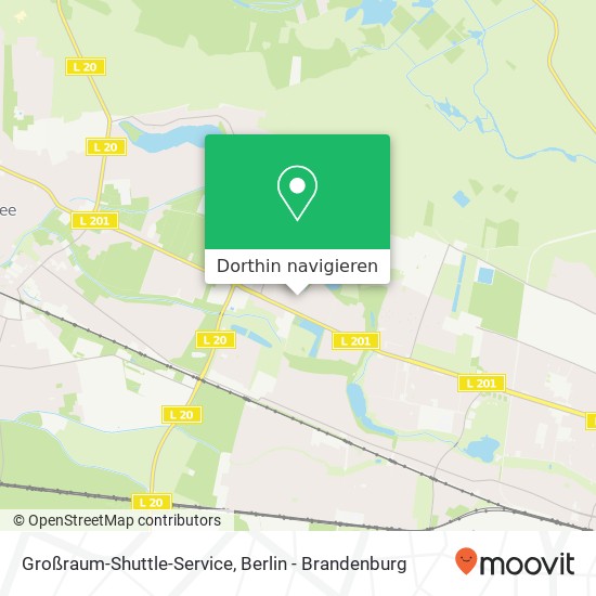 Großraum-Shuttle-Service Karte