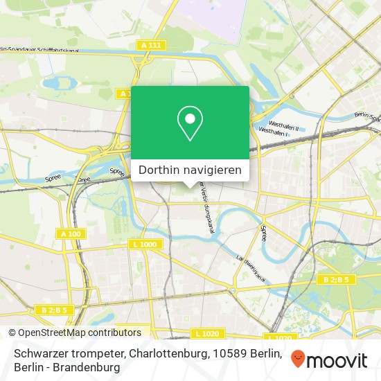 Schwarzer trompeter, Charlottenburg, 10589 Berlin Karte