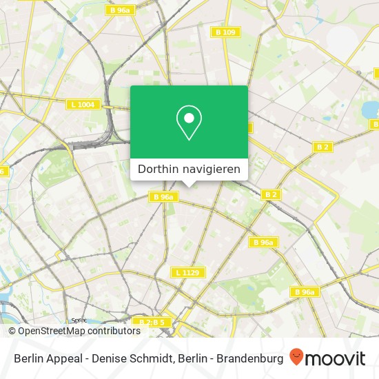 Berlin Appeal - Denise Schmidt, Schliemannstraße 12 Karte