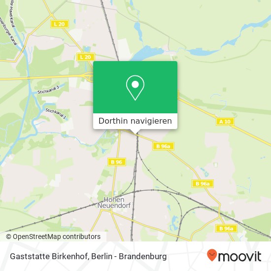 Gaststatte Birkenhof, Clara-Zetkin-Straße 12 Karte