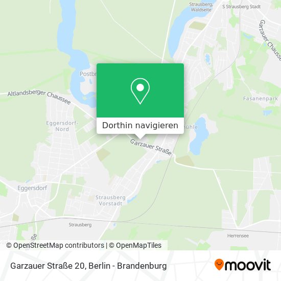 Garzauer Straße 20 Karte