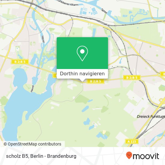 scholz B5, Westend, 14055 Berlin Karte