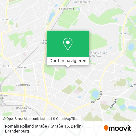 Romain Rolland straße / Straße 16 Karte