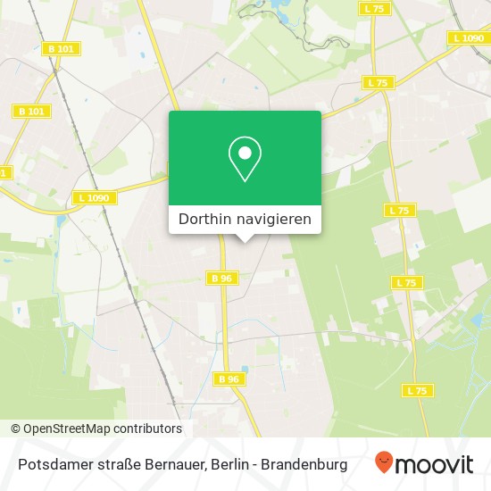 Potsdamer straße Bernauer, Lichtenrade, 12305 Berlin Karte