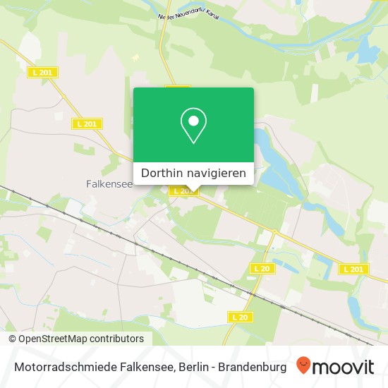 Motorradschmiede Falkensee, Falkenhagener Straße 27 Karte