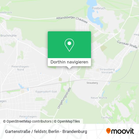 Gartenstraße / feldstr Karte