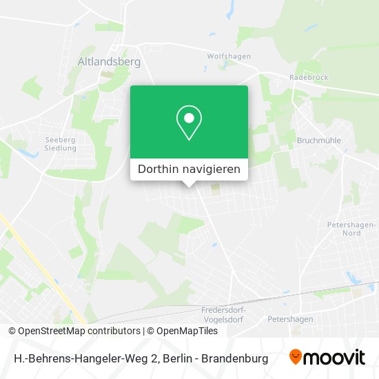 H.-Behrens-Hangeler-Weg 2 Karte