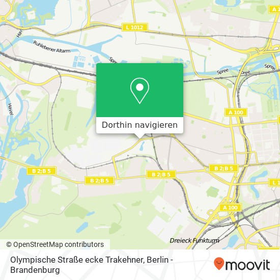 Olympische Straße ecke Trakehner, Westend, 14052 Berlin Karte