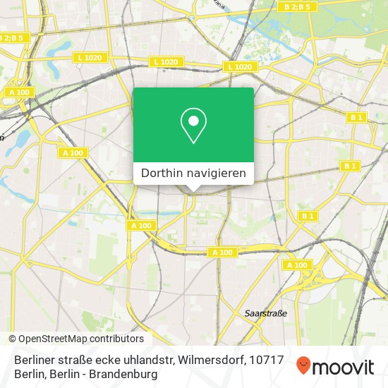 Berliner straße ecke uhlandstr, Wilmersdorf, 10717 Berlin Karte